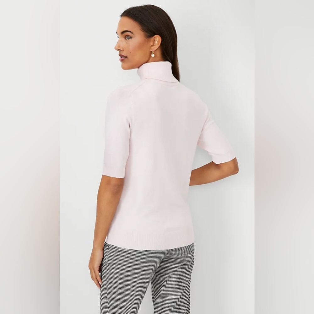 Light Pink Turtleneck Sweater